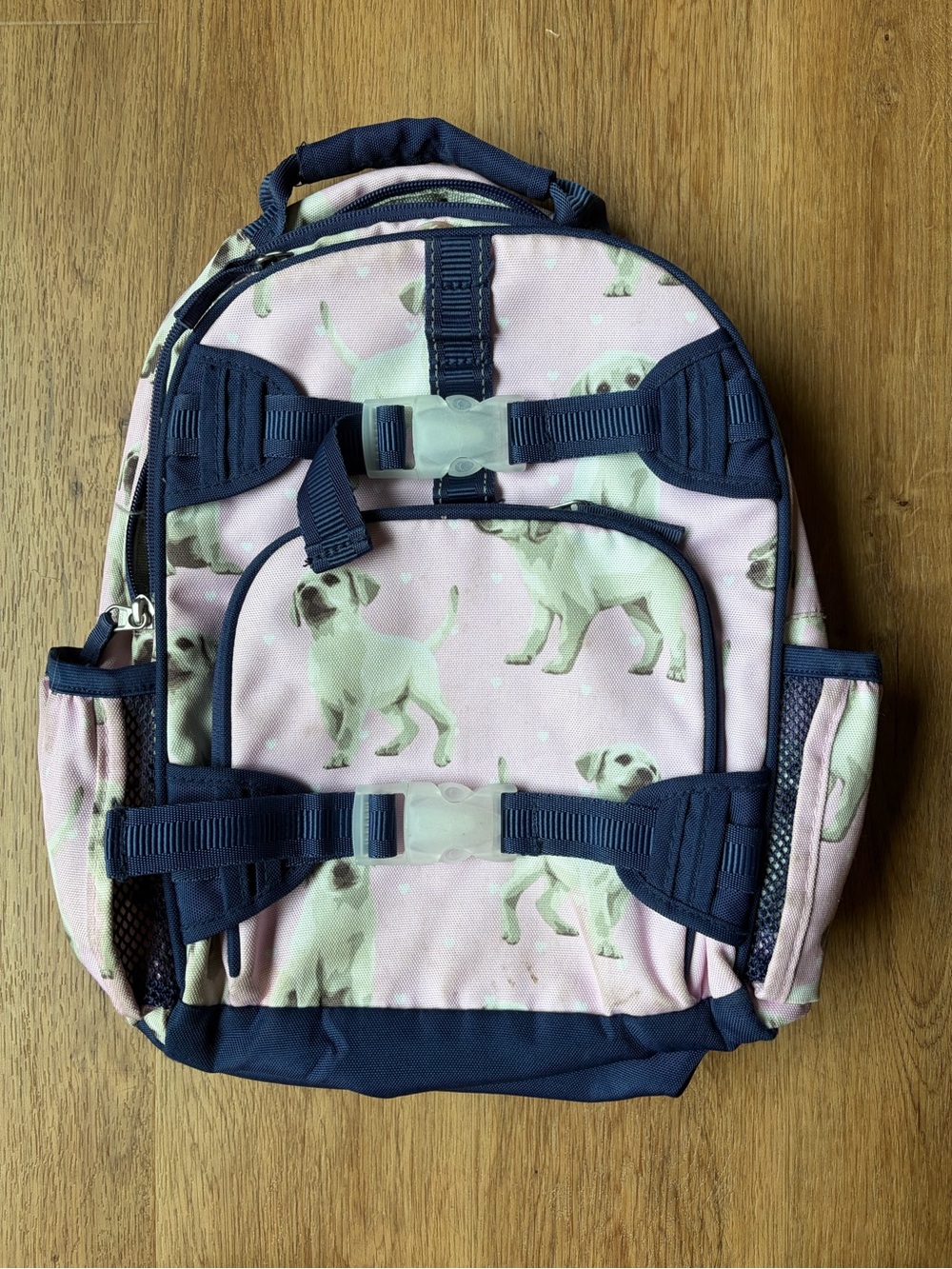 Pottery Barn Kids Pink Puppy Dog Backpack Small Preschool Toddler Book Bag